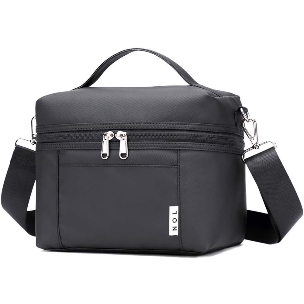 Natural Organic LifestylInsulated Lunch Cooler Bag Lightweight Nylon Waterproof